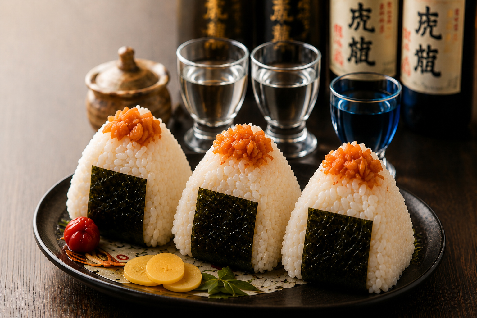 おにぎり作り＆日本酒テイスティング